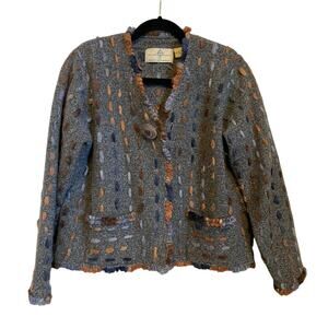 Design Options by Philip & Jane Gordon Wool Cardigan Size Medium